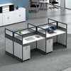 Modern Luxury New Design MDF 4-Way Workstation thumb 9