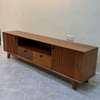 Wooden TV Stand with slated Doors and Drawers thumb 10