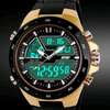 Skmei 1016 analog digital men classy sports led wristwatch thumb 1