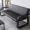 Black Fabric 5 Seaters Sofas For Reception thumb 0