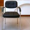 Office Chair: Padded Catalina Chrome Armchair thumb 3