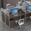 Office Workstation :  4-Way Office Workdesk thumb 3