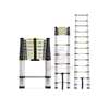 14 Steps 4.1m 13.5ft Telescopic Aluminium Ladder, Heavy Duty thumb 0
