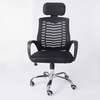 Ergonomic Secretarial Office Chair with Adjustable Headrest thumb 6