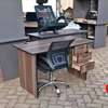 Office desk with swivel office chair thumb 1