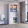 3-Drawer Office Cabinet with Safe & Glass Door Display thumb 3