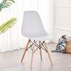 White Eames Plastic Dining Chairs thumb 4
