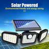 Split Solar Lamp- 3 Adjustable  Lamps, Motion Sensor thumb 0