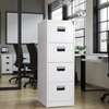 Office Cabinet : Vertical 4-Drawer Steel Cabinet Storage thumb 2