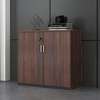 Office Cabinet: Wood Frame Lateral Filing Cabinet With Lock thumb 0