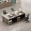 Workstation;Ergonomic Brown Office Workstation thumb 6