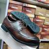 Empire Design Leather Official Shoes Men Coffee Laced Shoes thumb 0