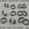 Stainless steel molar bands with buccal tube thumb 1
