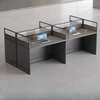Dark Gray 4 Way Modular Office Workstation thumb 0