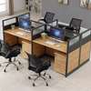 Office Workstation : Modern 4-Way Office Workstation thumb 1