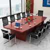 12-Person Modern Red Conference Table Set [3M] thumb 2