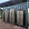 Decorative Iron steel top security heavy modern gates thumb 0
