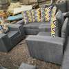 Grey five seater sofa set on sell thumb 1