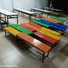 Kindergarten dinning tables with benches thumb 2