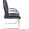 Office Chair: Non-Swivel Guest Leather Chair thumb 4