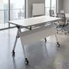 1.2m White Foldable Office Table thumb 0