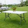 Dining Table; Modern White 1.8m Foldable Table thumb 2