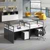 Office Workstations : 4 Way Office Working Desk thumb 4