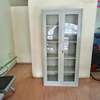 Full-Glass two door metallic storage cabinet thumb 0