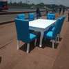 6 seater dining table made by hand wood maonganyi thumb 4