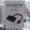 HDMI to VGA HDMI Adapter, Dual Display 4K HDMI to HDMI VGA thumb 0
