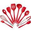 10PCS Silicone Cooking Spoon Set With Firm Handle thumb 2