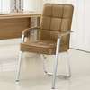 Faux PU Leather Chrome Visitor’s Chair thumb 3