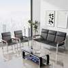 5 Seater Office Leather Waiting Office Sofas thumb 7