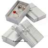 Grey cardboard jewelry gift box thumb 1
