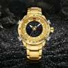 NAVIFORCE Luxury Brand Gold Quartz Led Clock Men thumb 0