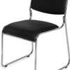 Chrome office visitor chair thumb 5