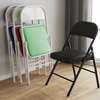 Foldable Lightweight Leather Metal Frame Office Chair thumb 10