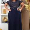 Plus Size Maxi Dress Belted Waist thumb 0