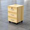 3-Drawer Vertical Mobile File Cabinet with Lock thumb 1
