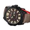 SHARE THIS PRODUCT   Naviforce Brown Quartz Leather Strap Mens' Wrist Watch thumb 1