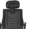 Office Chair: Black Office Chair with  headrest thumb 2
