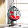 Hanging Egg Pod Chair with Stand | Rattan Wicker Swing thumb 5
