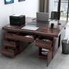 1400mm executive office table with drawers thumb 3