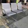 3-Seater Steel Reception Bench thumb 0