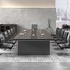 Modern Conference Table with Long Chair Set thumb 0