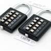 Lock tactile button combination padlock 10 button thumb 1