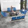3-Seater Steel Hospital Reception Quest Bench thumb 0