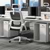 Office Chair; Supportive Adjustable Armrest Office Seat thumb 2