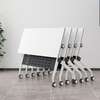 Foldable Table : White Foldable Office Table In Kemera thumb 0