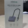 Ugreen USB 3.0 Male to HDMI and VGA Female Adapter, Grey thumb 1